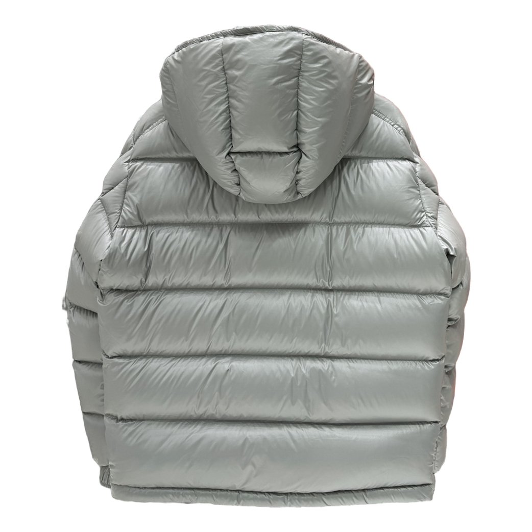 Moncler Maya Hooded Down Jacket in Gray