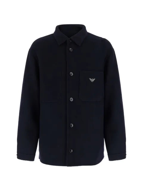 Emporio Armani logo-plaque jacket