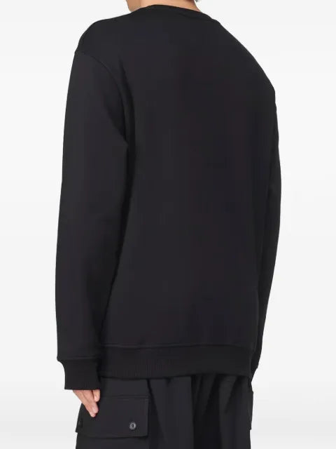 Just Cavalli logo-embroidered cotton sweater