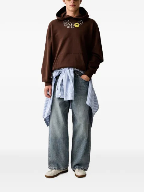 BARROW teddy-bear print hoodie