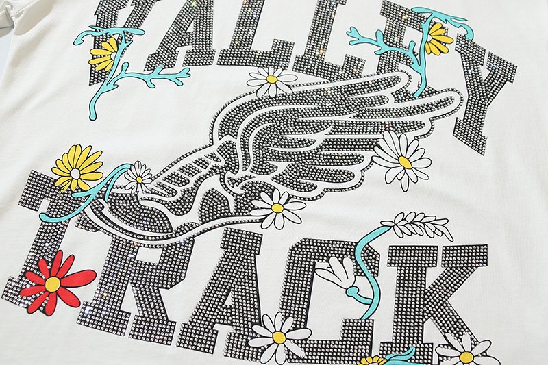 VALE USA Rhinestone Graphic Short-Sleeve T-Shirt