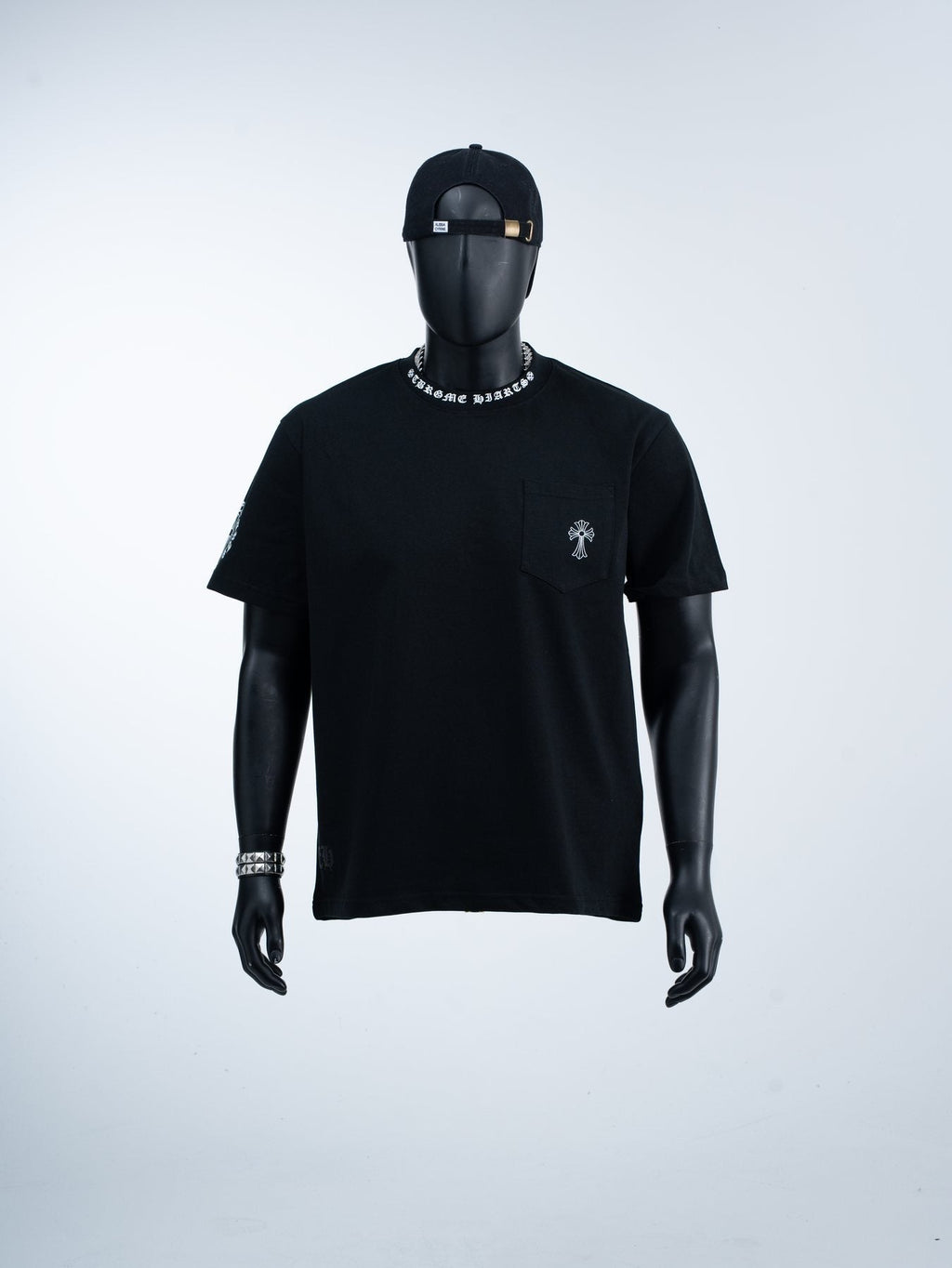 Chrome Hearts Sanskrit Cross Graphic T-Shirt