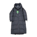 New Balance Long Hooded Puffer Coat - Black