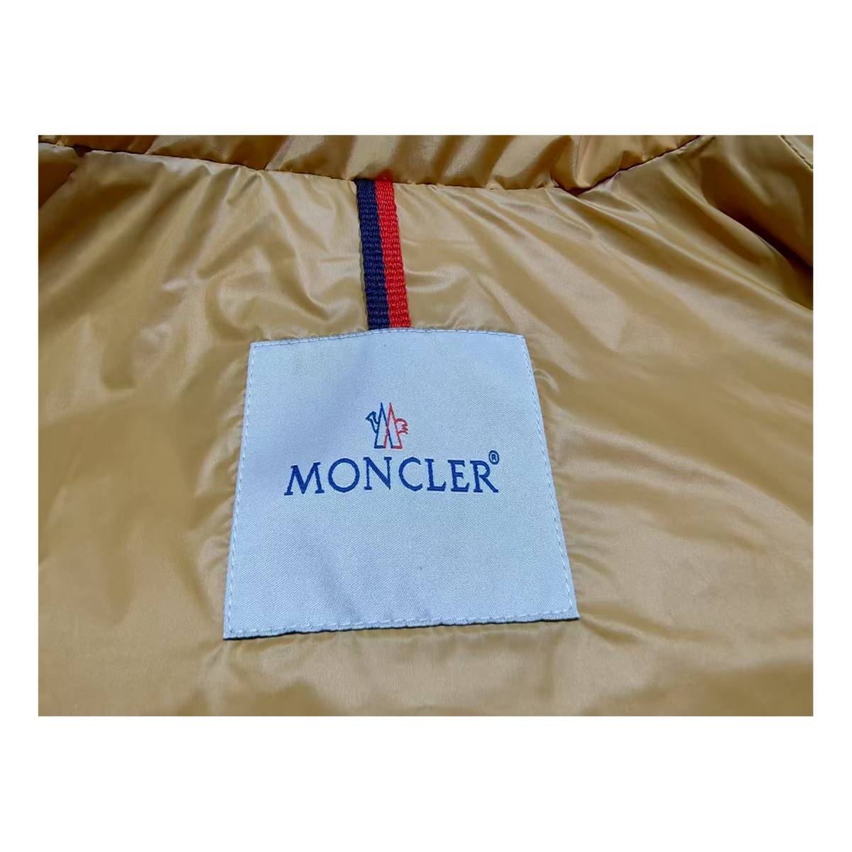 Moncler Maya Hooded Down Jacket in Yellow