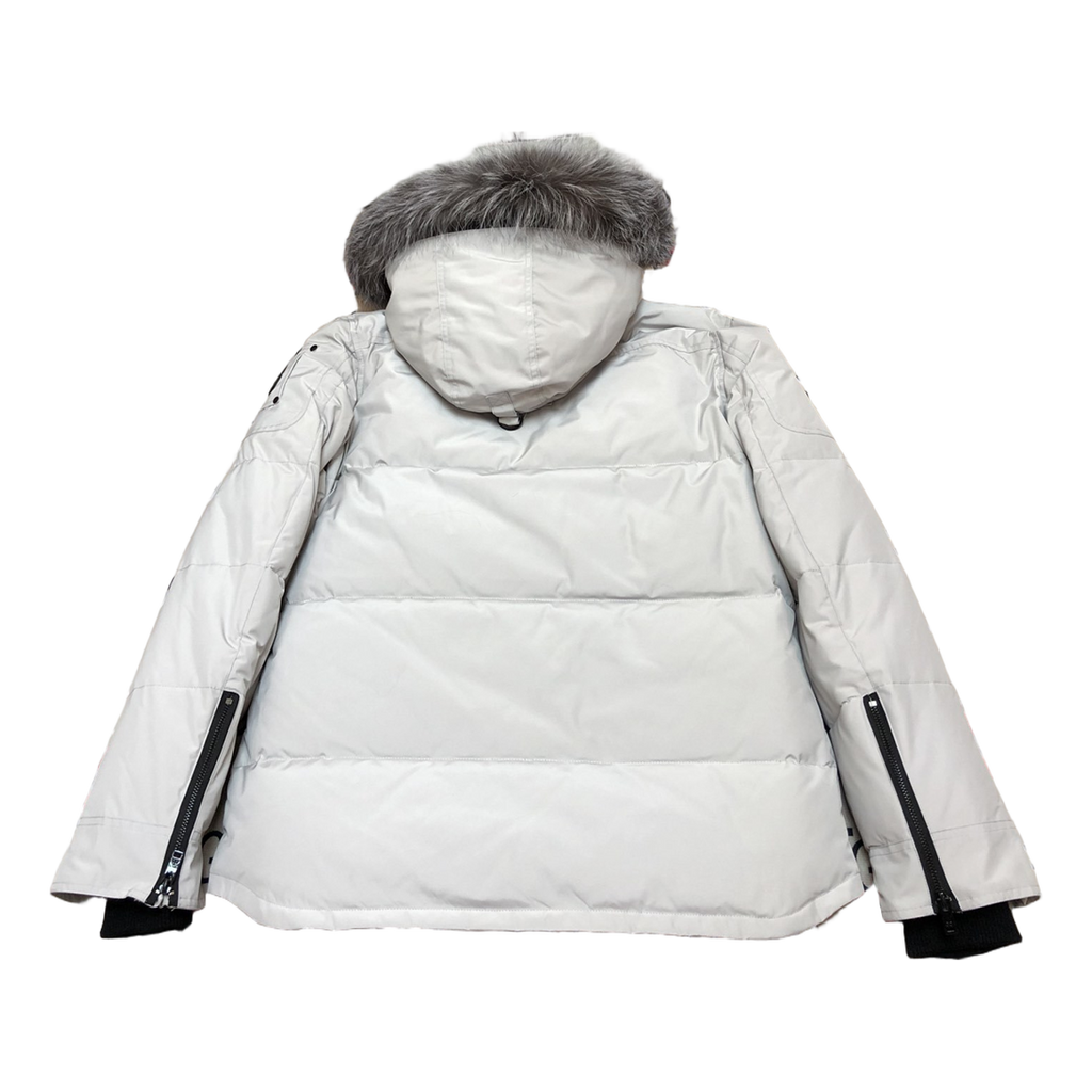 Moose Knuckles Four-Pocket Fur-Trim Hooded Down Jacket