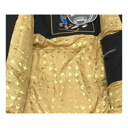 Moose Knuckles Gold 3Q Fur-Trim Hooded Down Jacket in Black