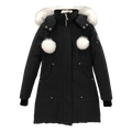 Moose Knuckles Stirling Down Parka with White Fur-Trimmed Hood