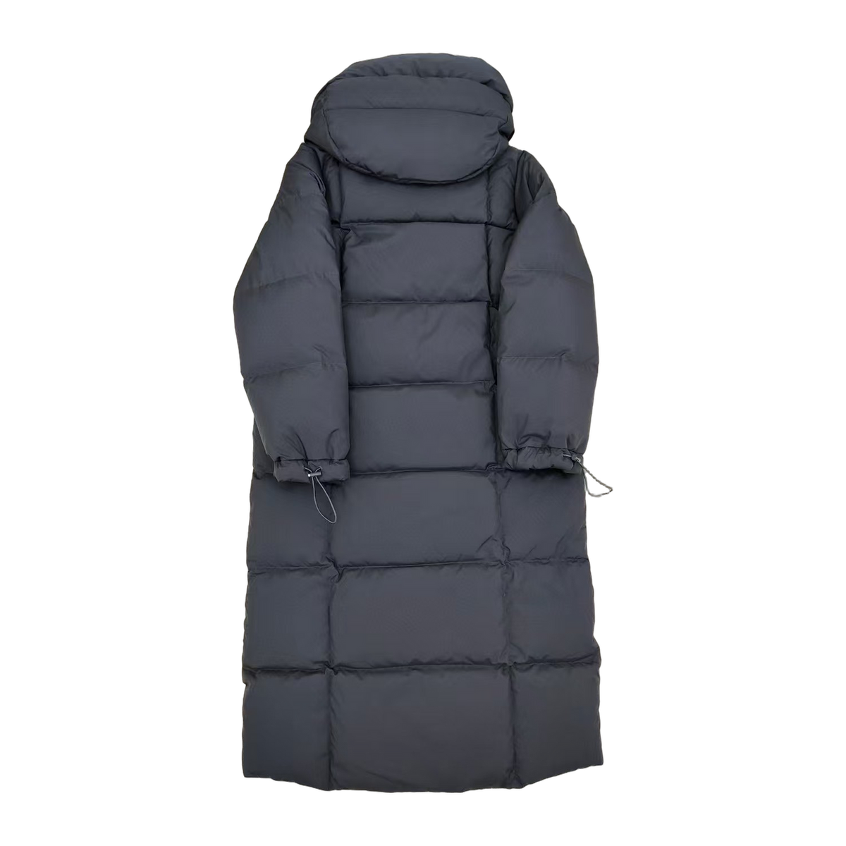 New Balance Long Hooded Puffer Coat - Black
