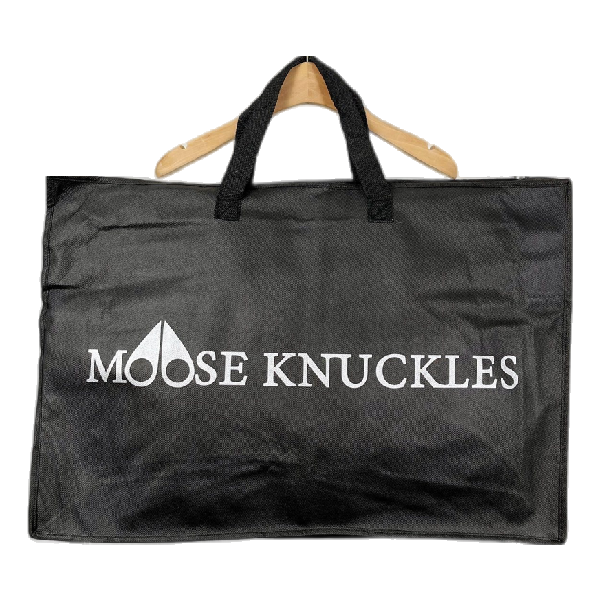 Moose Knuckles Fur-Trim Hooded Down Jacket with Zip Chest Pocket